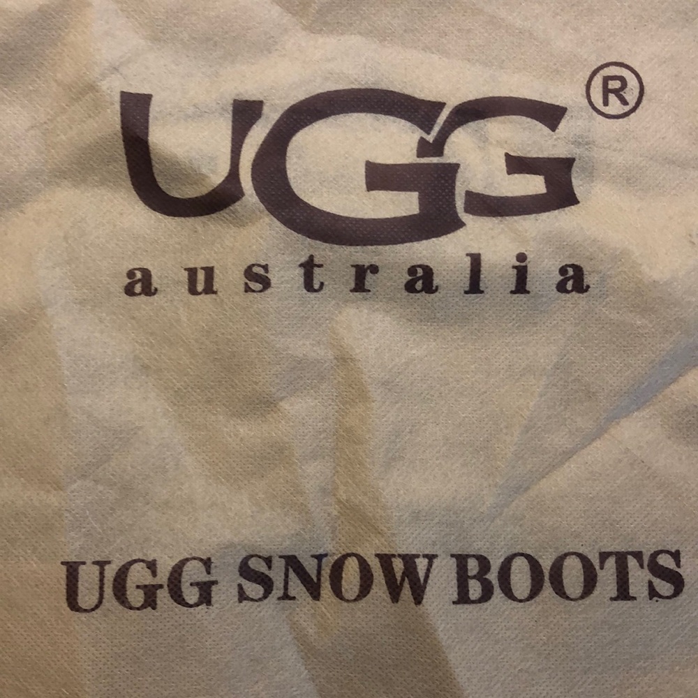 Recycle UGG Reusable Shopping Tote Brown Bag